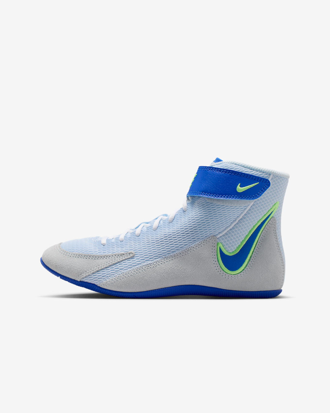 Tenis de lucha para niños grandes Nike Speedsweep 8 - Tinte azul/Avalancha lima/Blanco/Hiperroyal