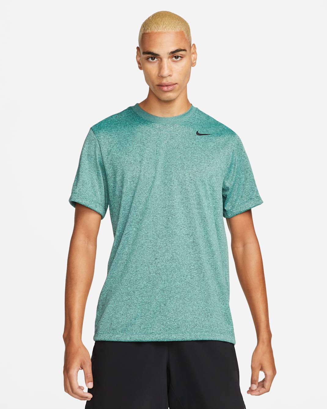 ナイキ レジェンド メンズ Dri-FIT フィットネス Tシャツ - ライトメンタ/ブラック/ブラック