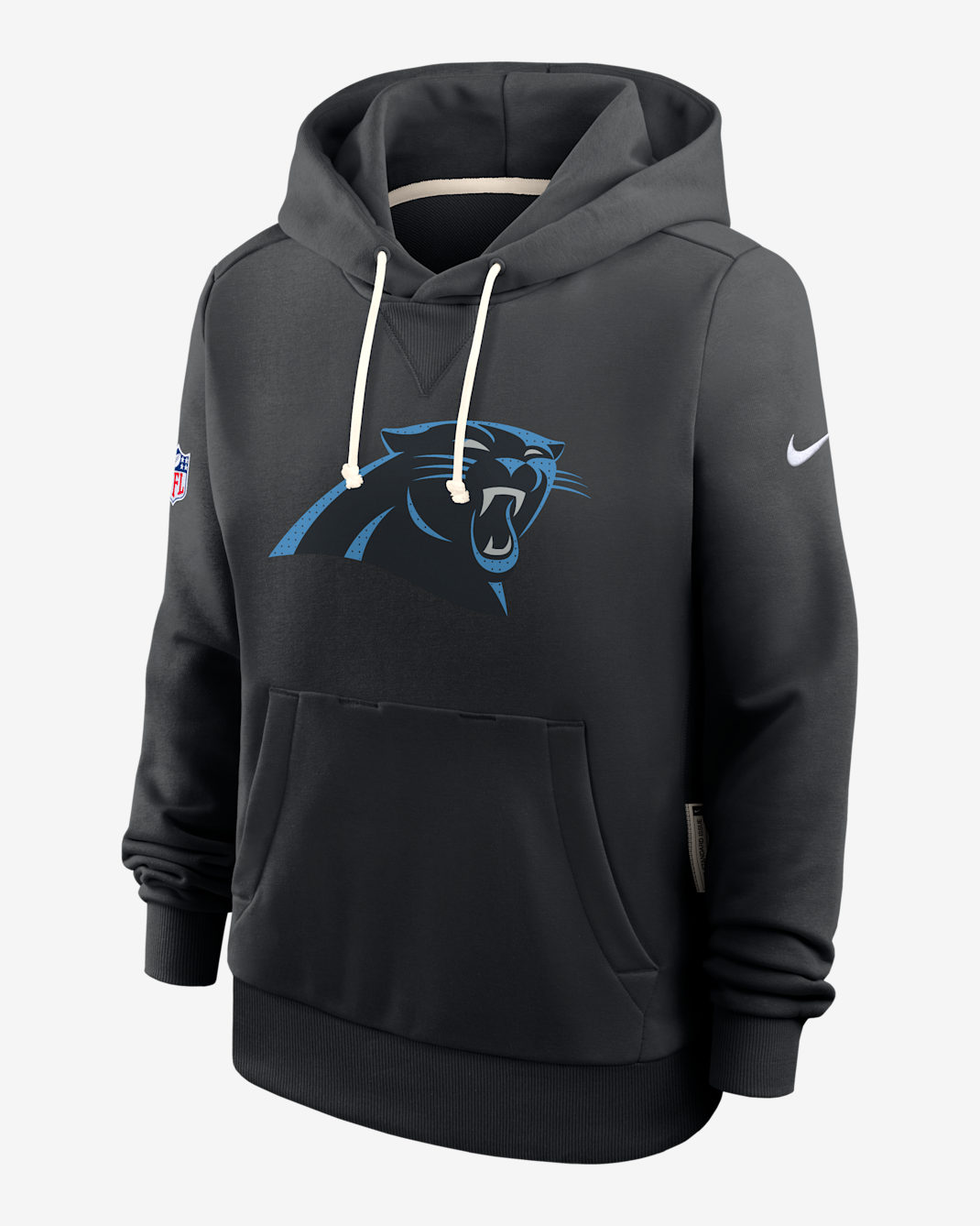 Carolina Panthers Sideline Women's Nike Dri-FIT NFL Pullover Hoodie - Black