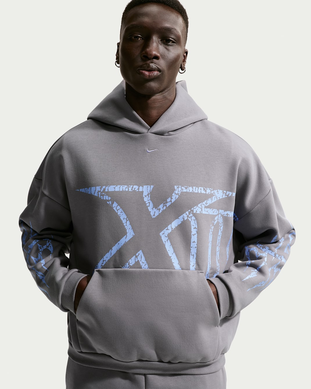 Ja Therma-FIT Basketball-Hoodie (Herren) - Pencil Point/Cobalt Bliss