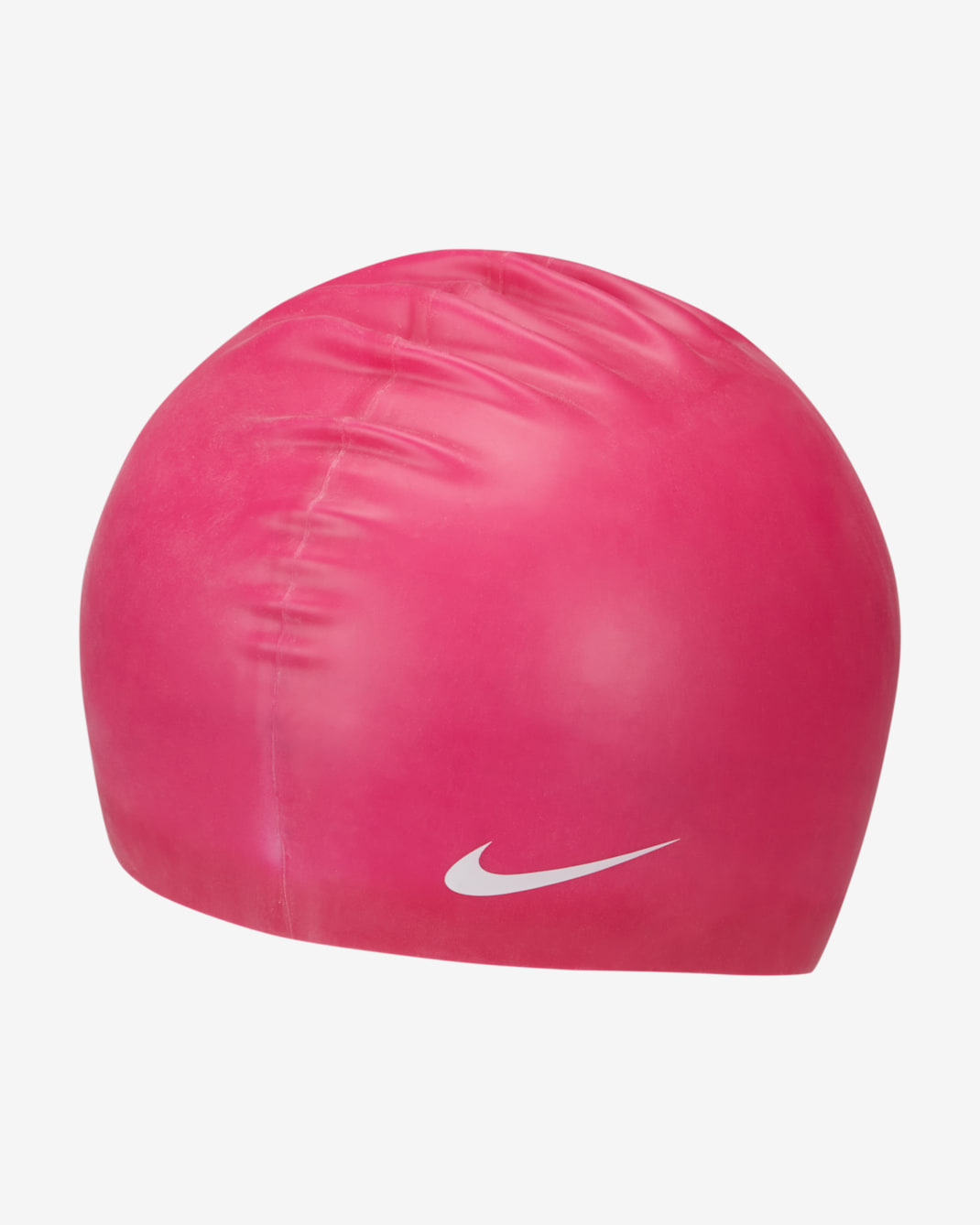 Gorra de natación Nike Swim Solid Silicone - Rosa óptimo/Blanco