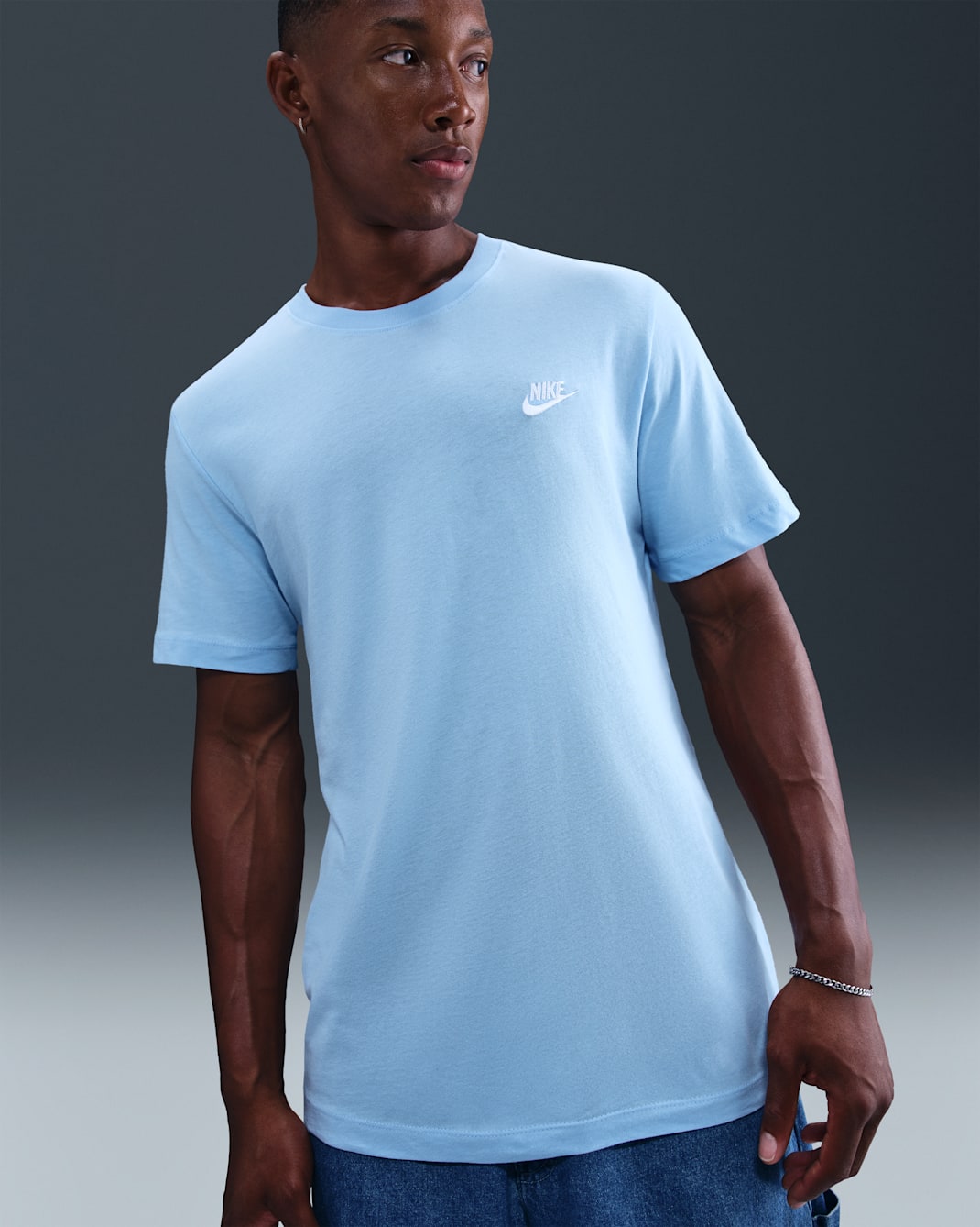 Pánské tričko Nike Sportswear Club - Psychic Blue