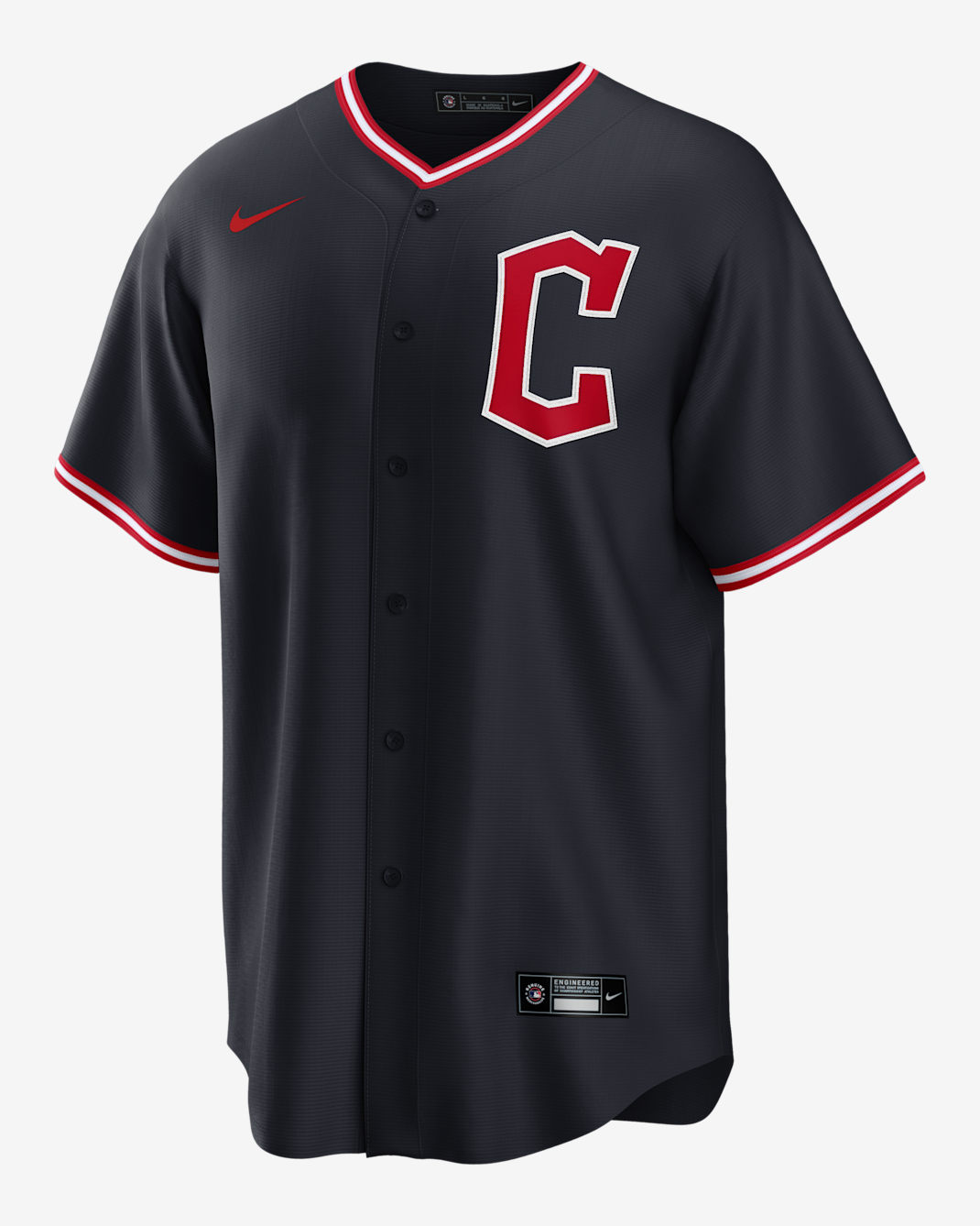 Jersey Nike de la MLB Replica para hombre José Ramírez Cleveland Guardians - Azul marino