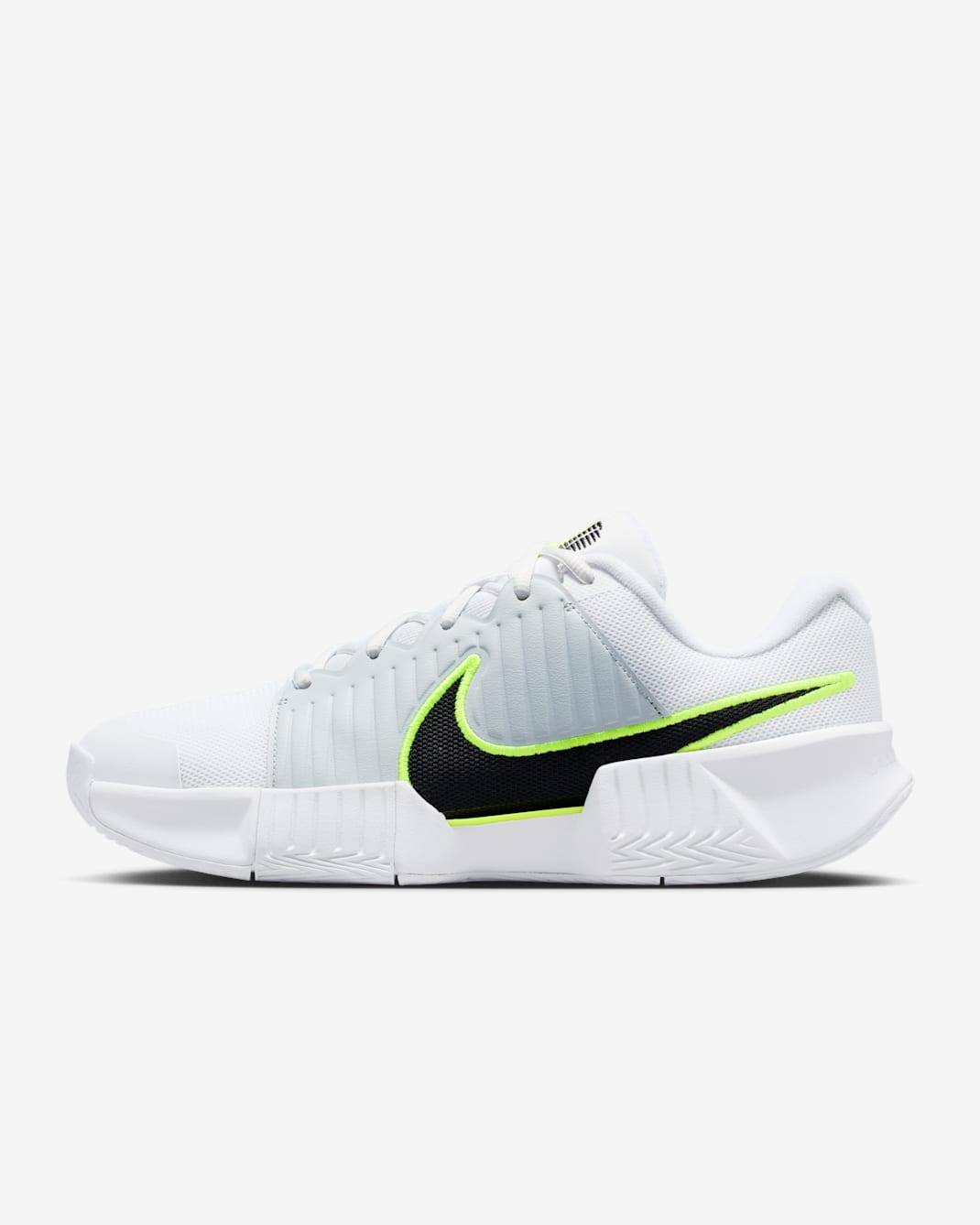 Nike GP Challenge Pro Men's Hard Court Tennis Shoes - White/Pure Platinum/Volt/Black