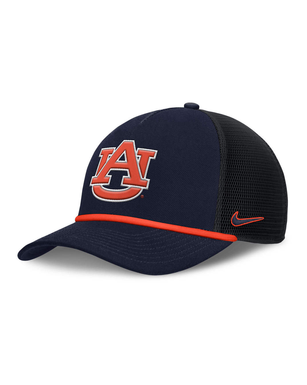 Auburn Primetime Rise Men's Nike College Trucker Adjustable Hat - Navy