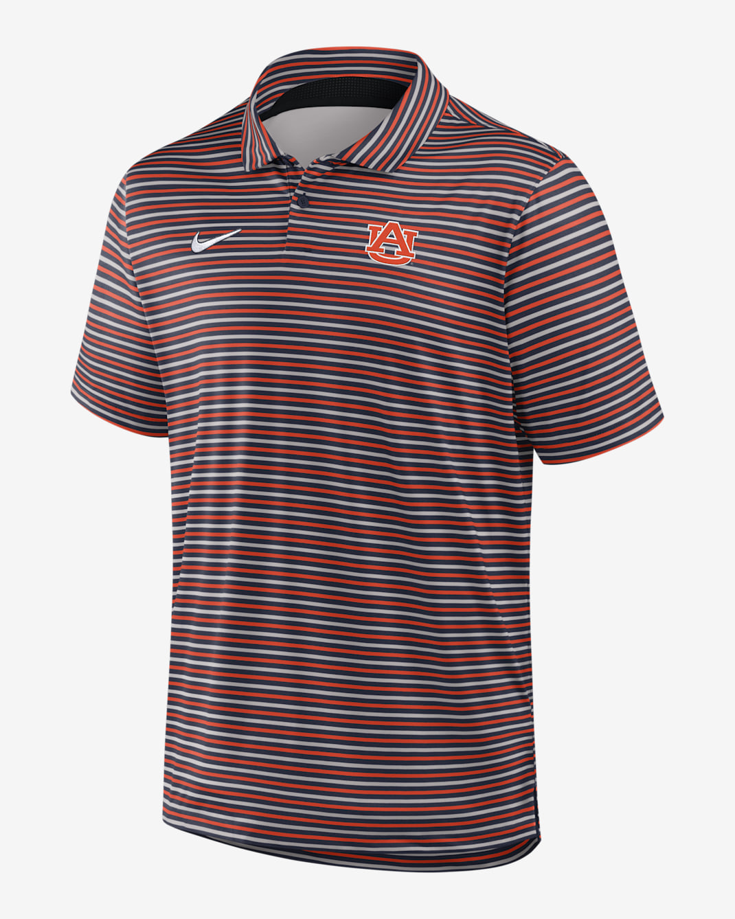 Auburn Tour Stripe Men's Nike Dri-FIT College Polo - Navy