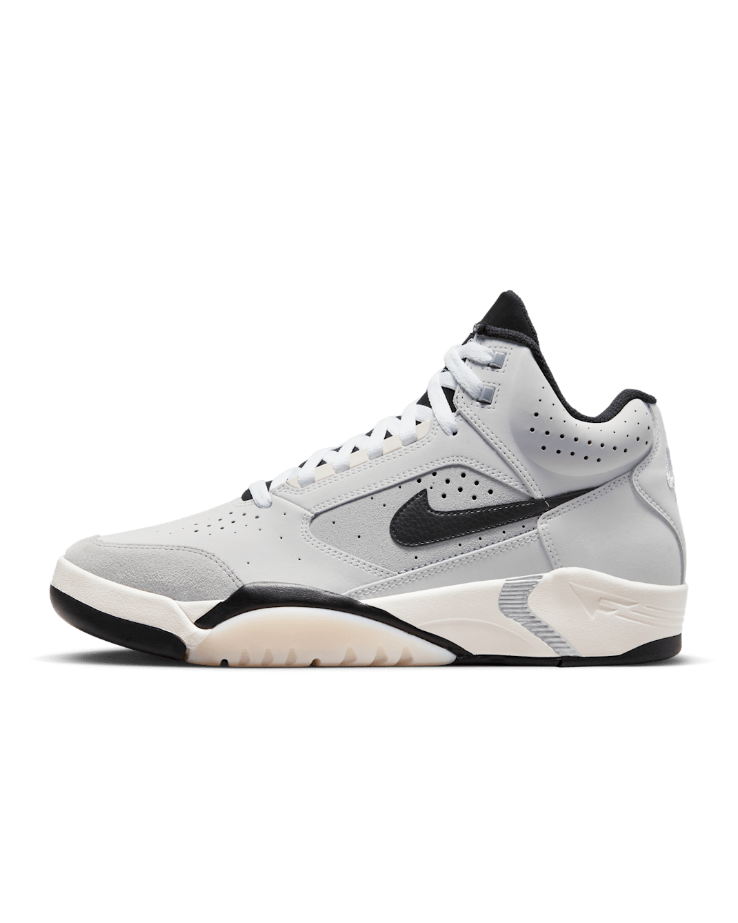 Nike Air Flight Lite Mid Men's Shoes - Photon Dust/Metallic Silver/Light Smoke Grey/Black