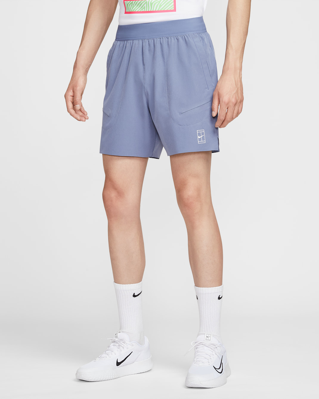 NikeCourt Advantage Men's Dri-FIT 15cm (approx.) Tennis Shorts - World Indigo/White