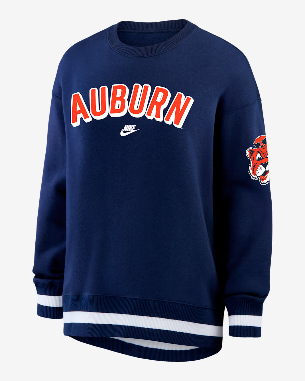 Auburn Legacy Phoenix Women's Nike College Oversized Pullover Crew - Navy