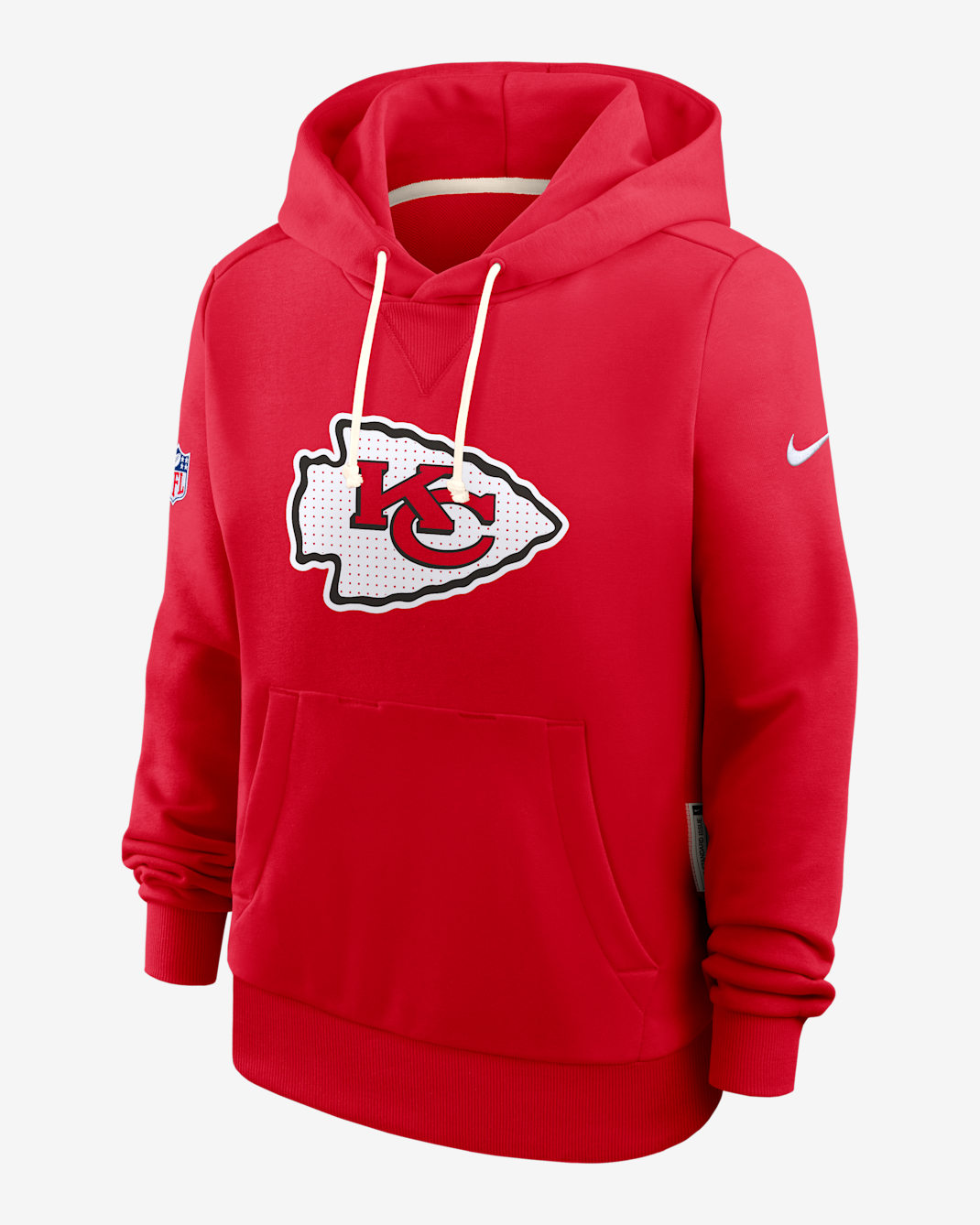 Kansas City Chiefs Sideline Women's Nike Dri-FIT NFL Pullover Hoodie - Red
