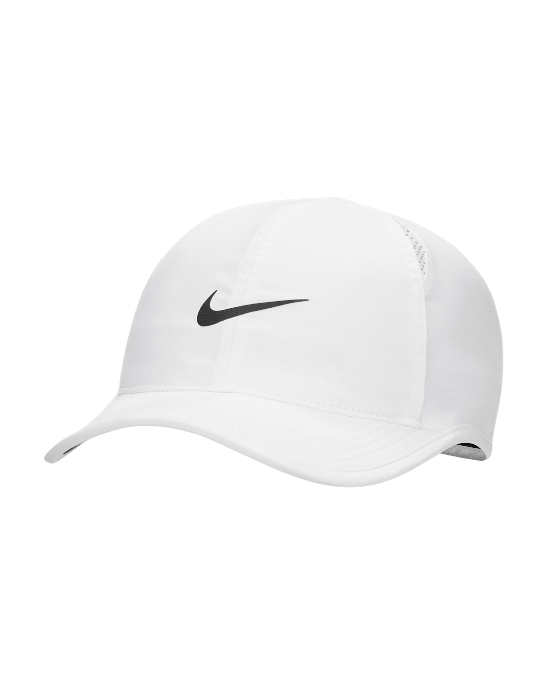 Nike Dri-FIT Club strukturálatlan Featherlight sapka - Fehér/Fekete