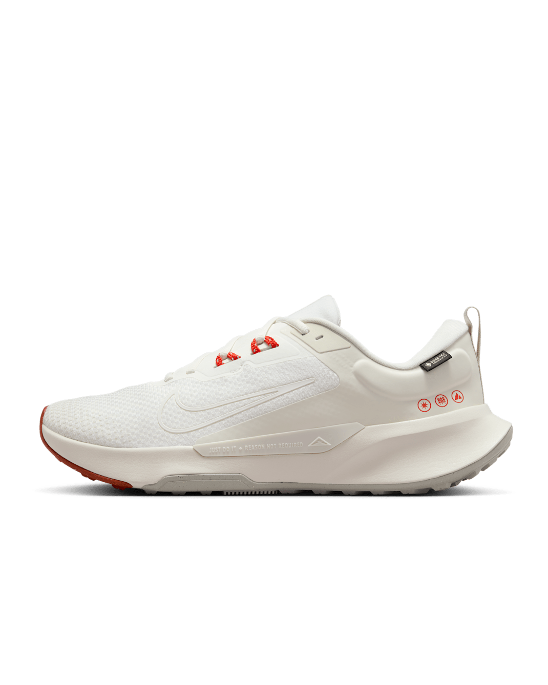Nike Juniper Trail 2 GORE-TEX Men's Waterproof Trail-Running Shoes - Sail/Picante Red/Light Orewood Brown/Phantom