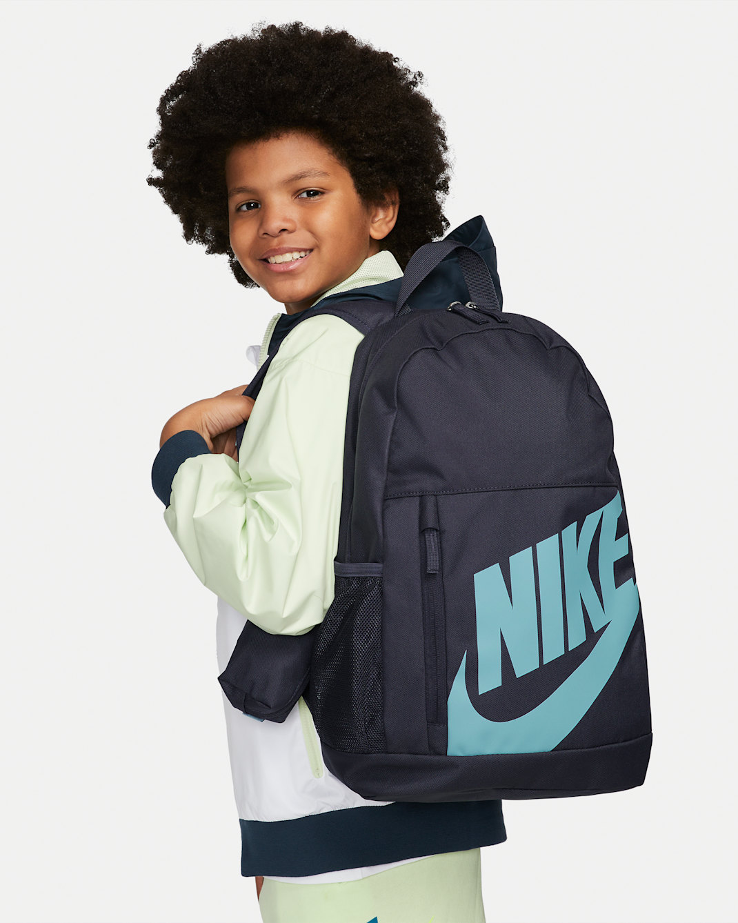 Nike Kids' Backpack (20L) - Gridiron/Gridiron/Ocean Bliss