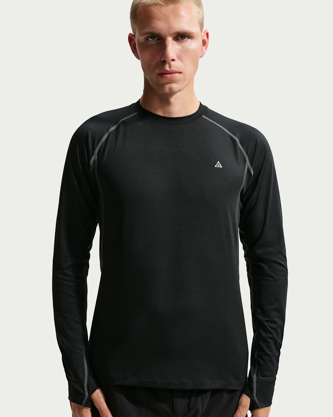 Nike ACG "Wildsee" Men's Dri-FIT Long-Sleeve Base Layer - Black/Anthracite/Summit White