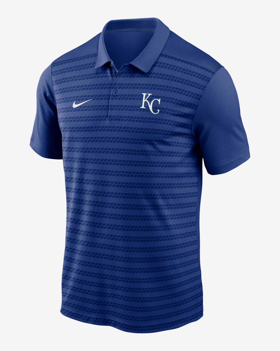 Polo Nike Dri-FIT de la MLB para hombre Kansas City Royals Authentic Collection Victory - Azul
