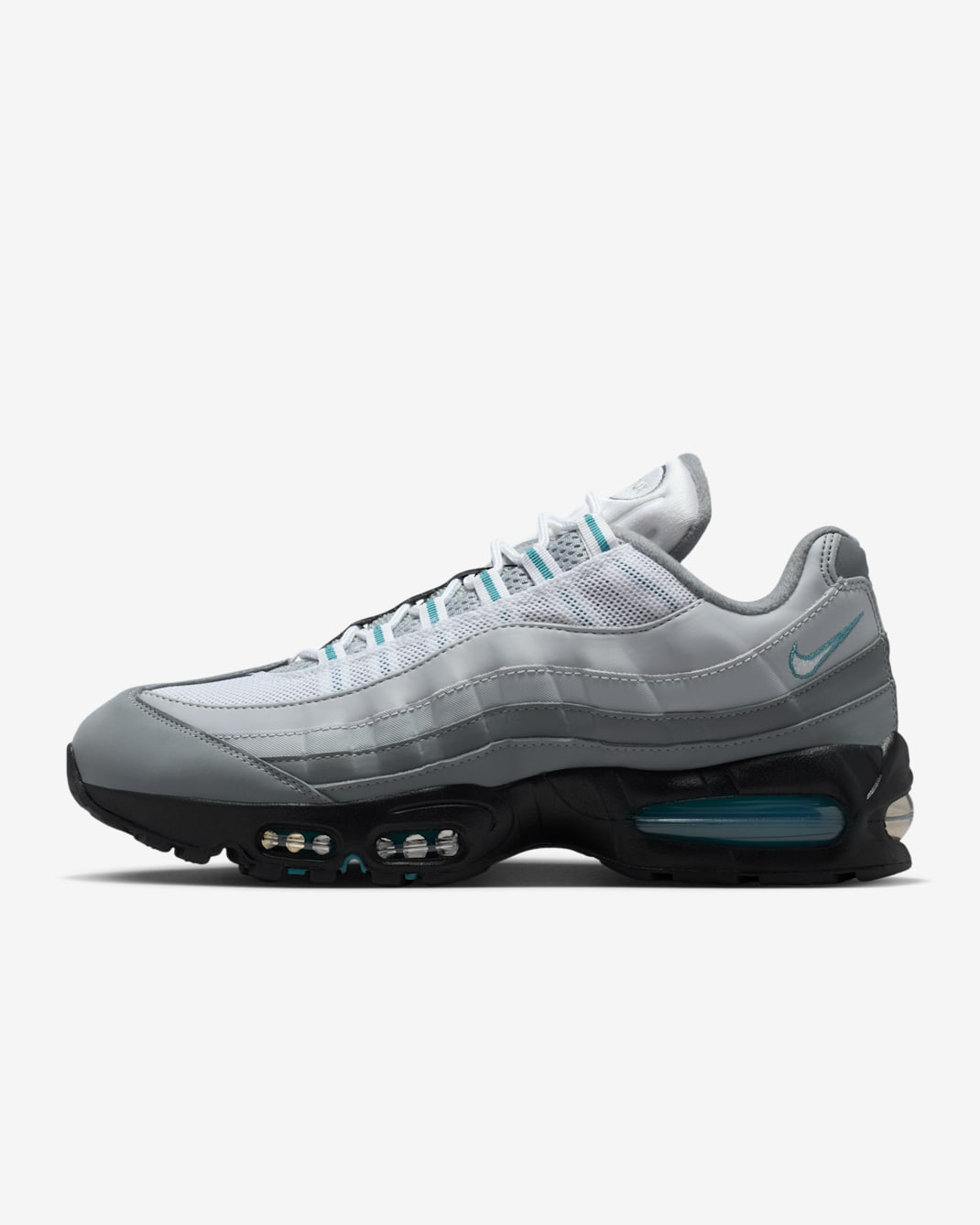 Chaussure Nike Air Max 95 Big Bubble pour homme - Cool Grey/Mineral Teal/Wolf Grey/Metallic Silver