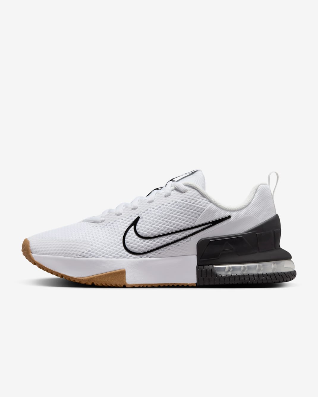 Nike Air Max Alpha Trainer 6 Men's Workout Shoes - White/Black/Gum Medium Brown/White