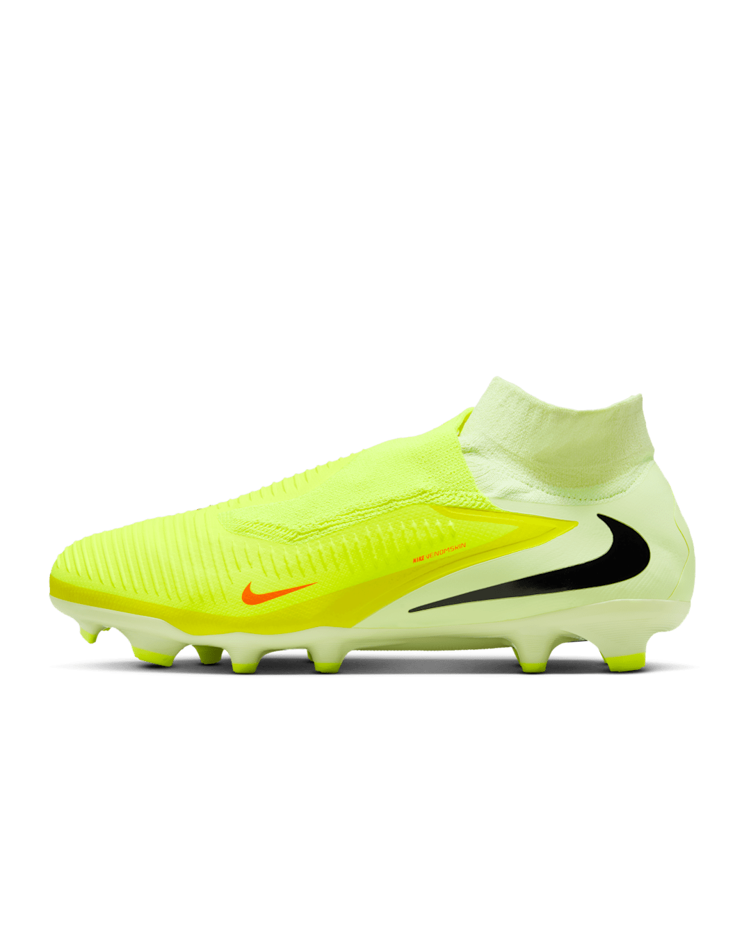 Tacos de fútbol para terreno firme Nike Phantom 6 High Pro - Hipercarmesí/Luz de calcio/Negro