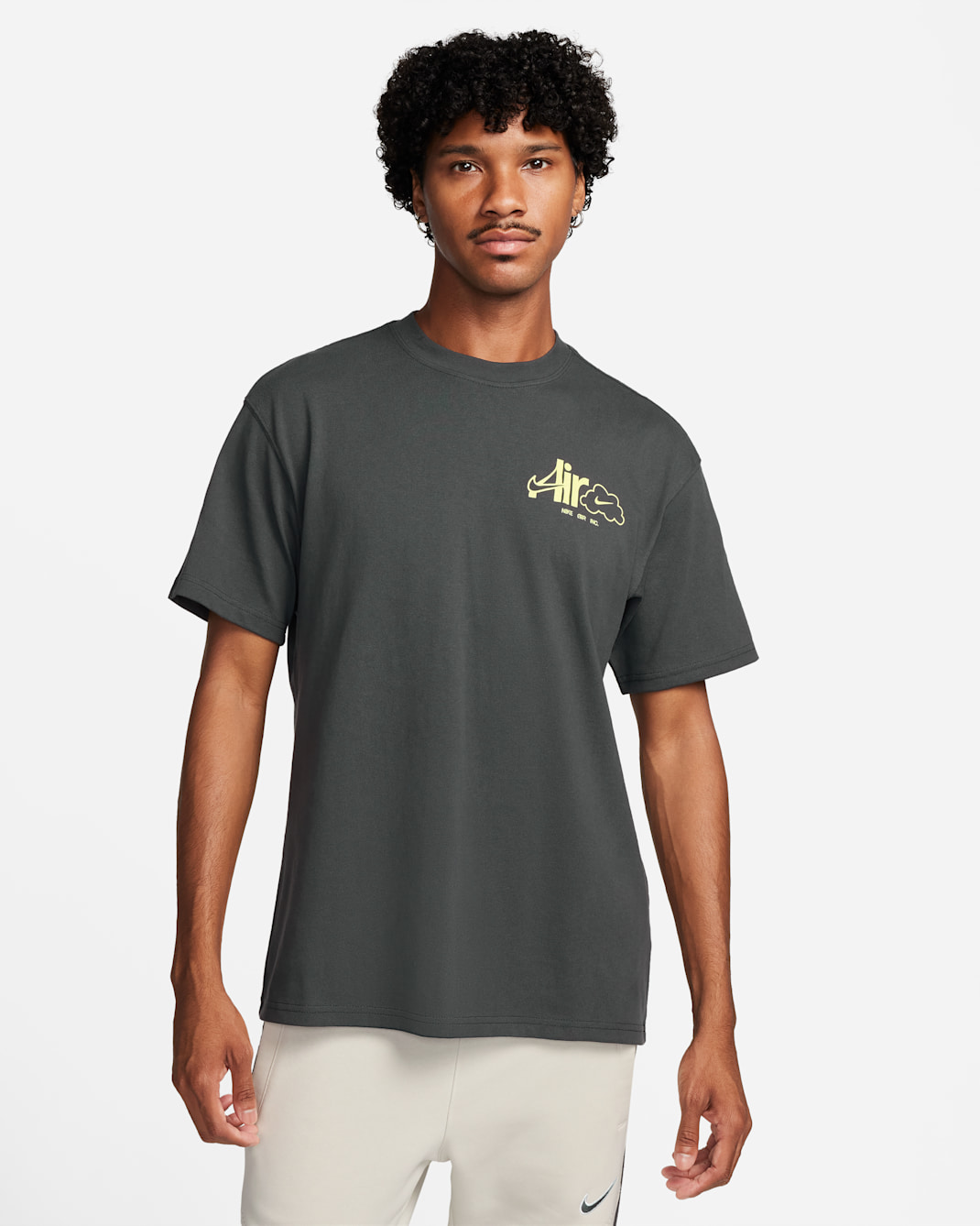 เสื้อยืดผู้ชาย Max90 Nike Sportswear - Anthracite