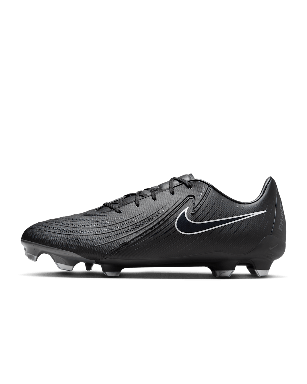 Nike Phantom GX 2 Academy MG fotballsko med lav profil - Svart/Svart