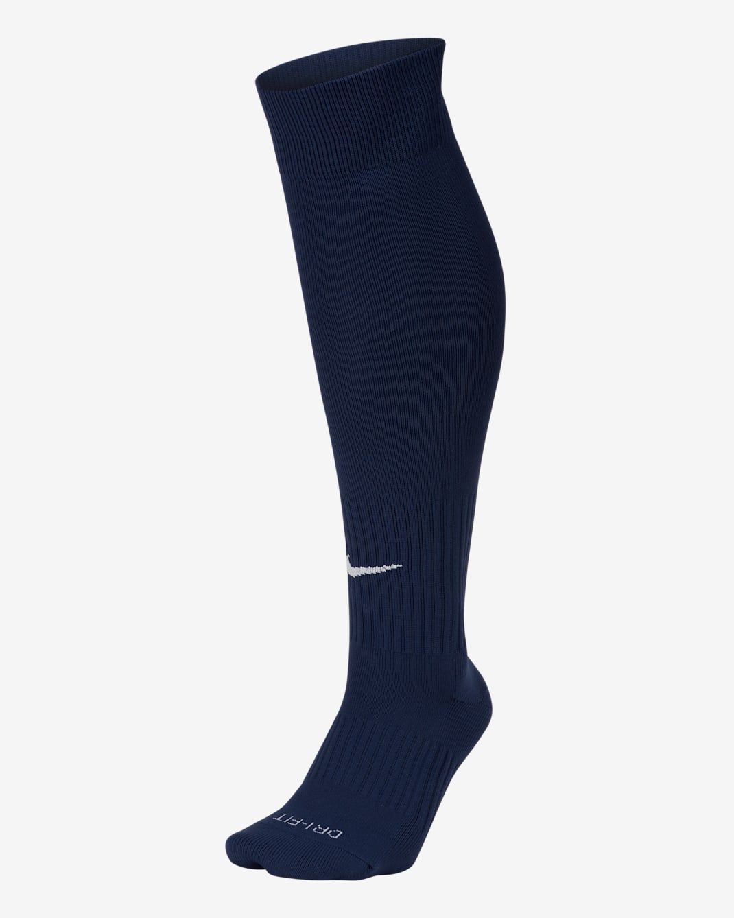 Nike Classic 2 Cushioned gedämpfte Over-the-Calf Socken - Midnight Navy/Weiß