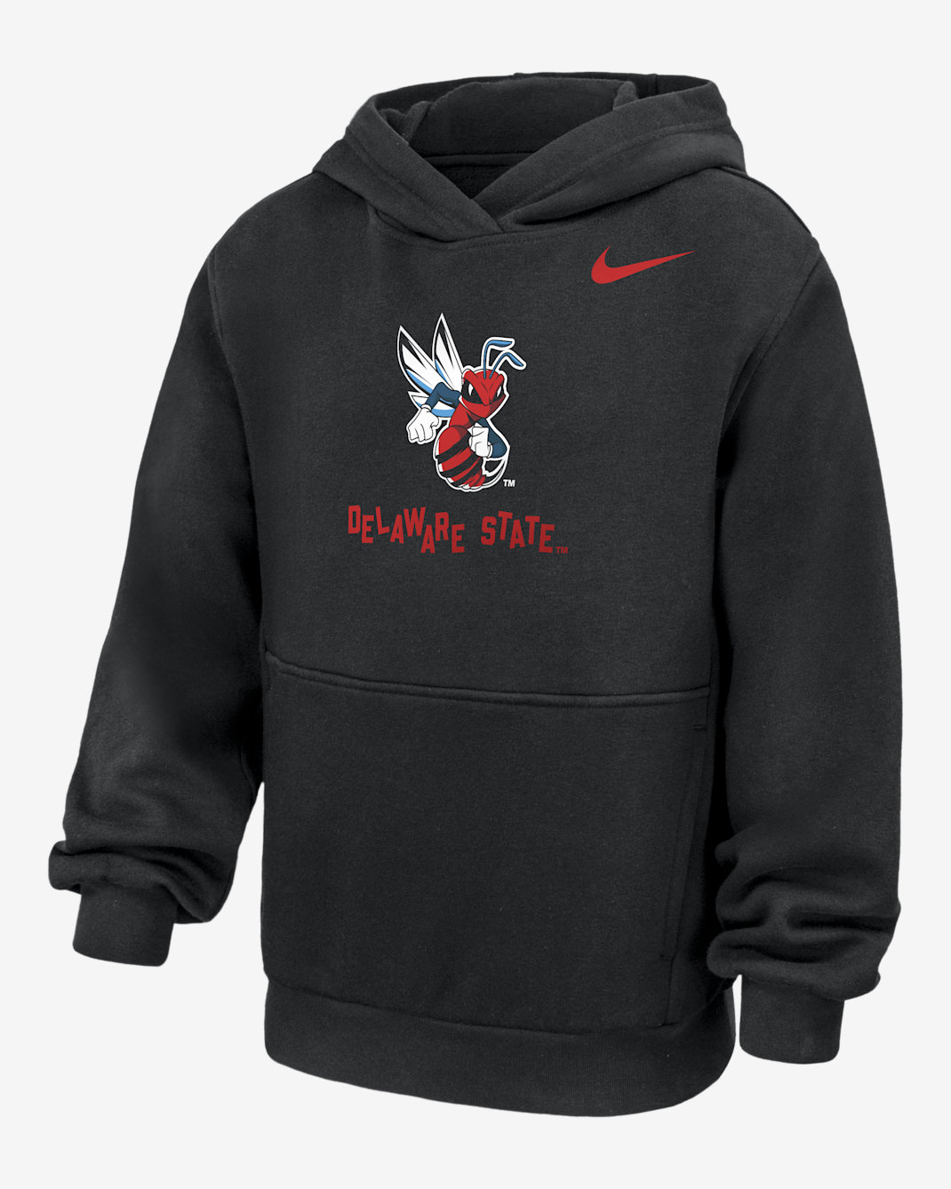 Delaware State Club Fleece Big Kids' Nike College Hoodie - Black