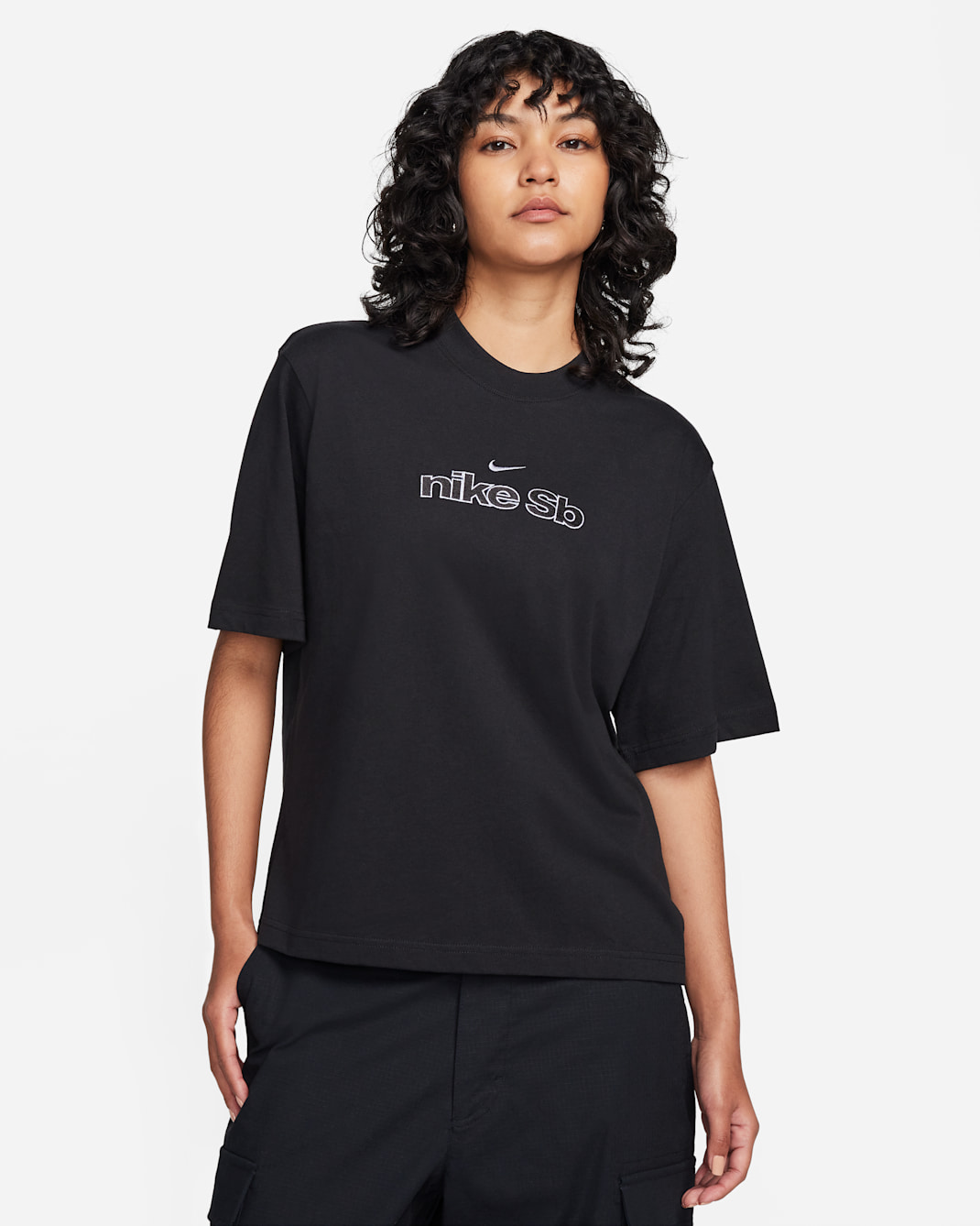 Playera de skateboarding Nike SB - Negro