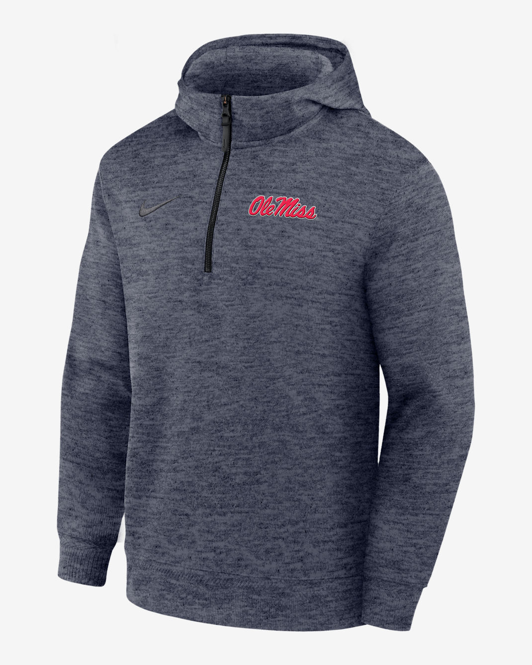 Ole Miss Rebels Nike NCAA Men's Basketball Coaches' Pullover Hoodie - College Navy
