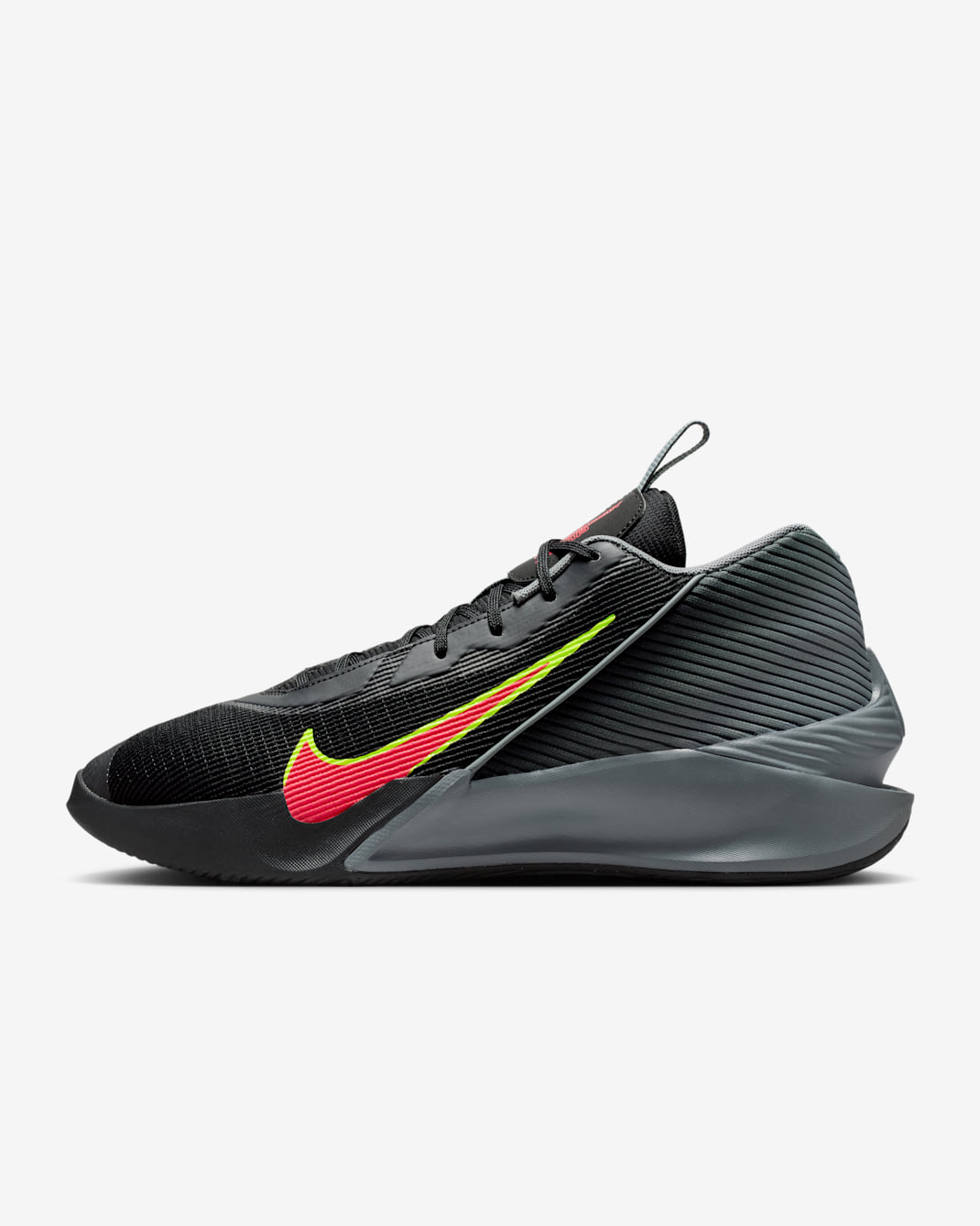 Nike G.T. Jump Academy Basketball Shoes - Black/Volt/Dark Smoke Grey/Bright Crimson
