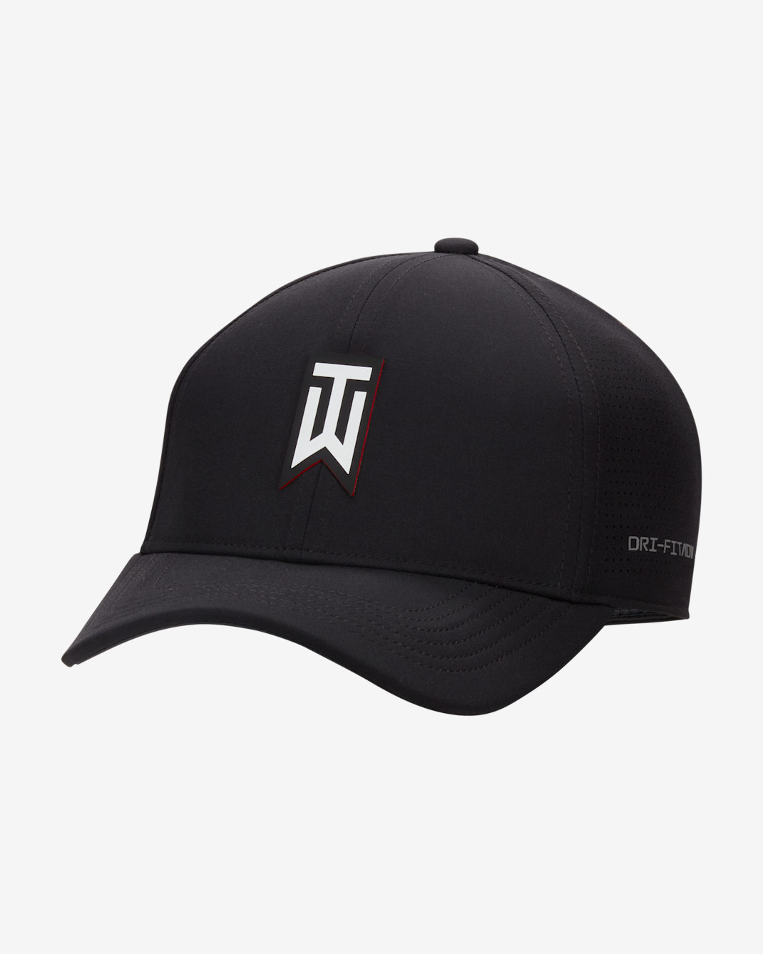 Tiger Woods Structured Nike Dri-FIT ADV Club Cap - Black/White