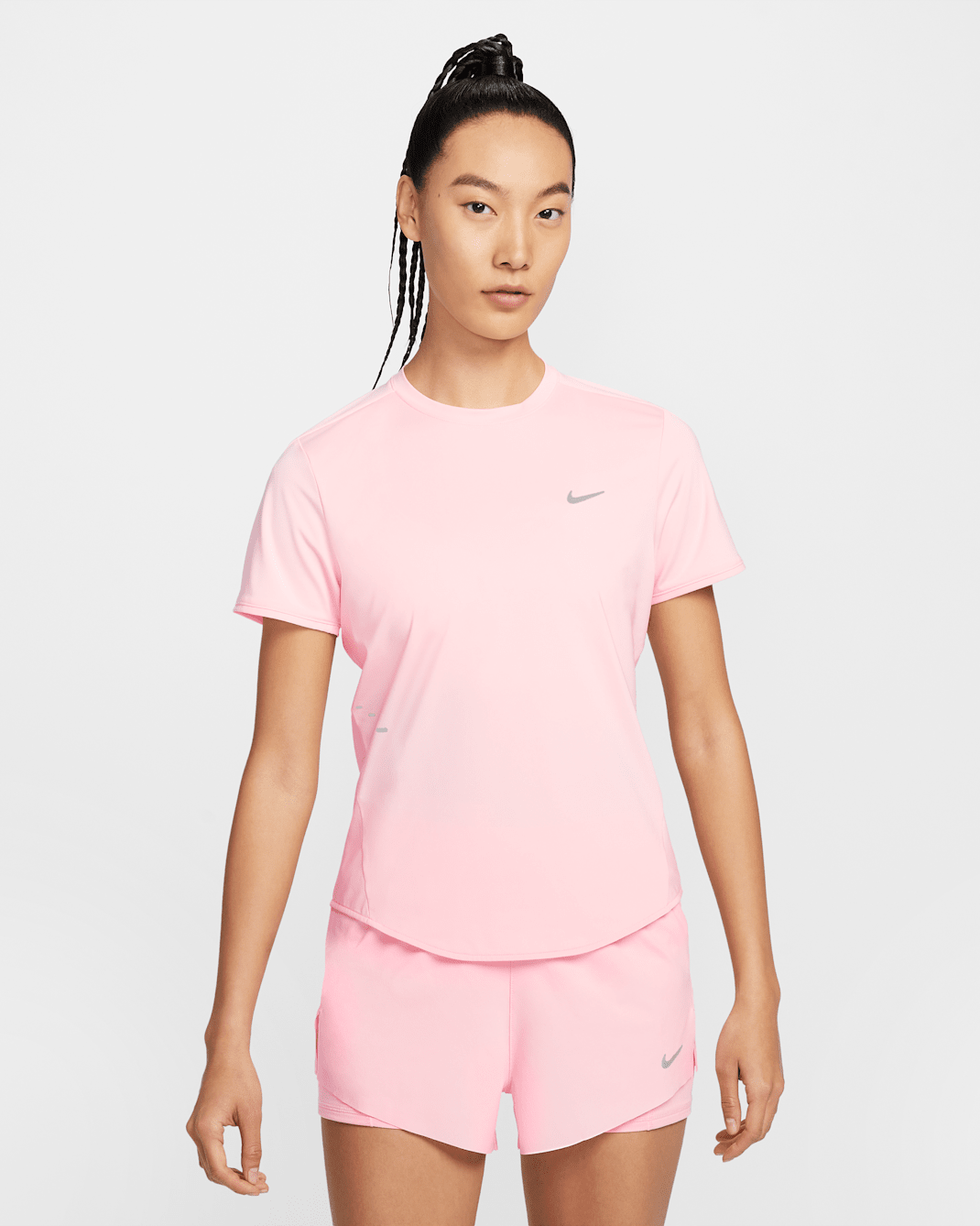 Nike Swift 女款 Dri-FIT 短袖跑步上衣 - Atmosphere