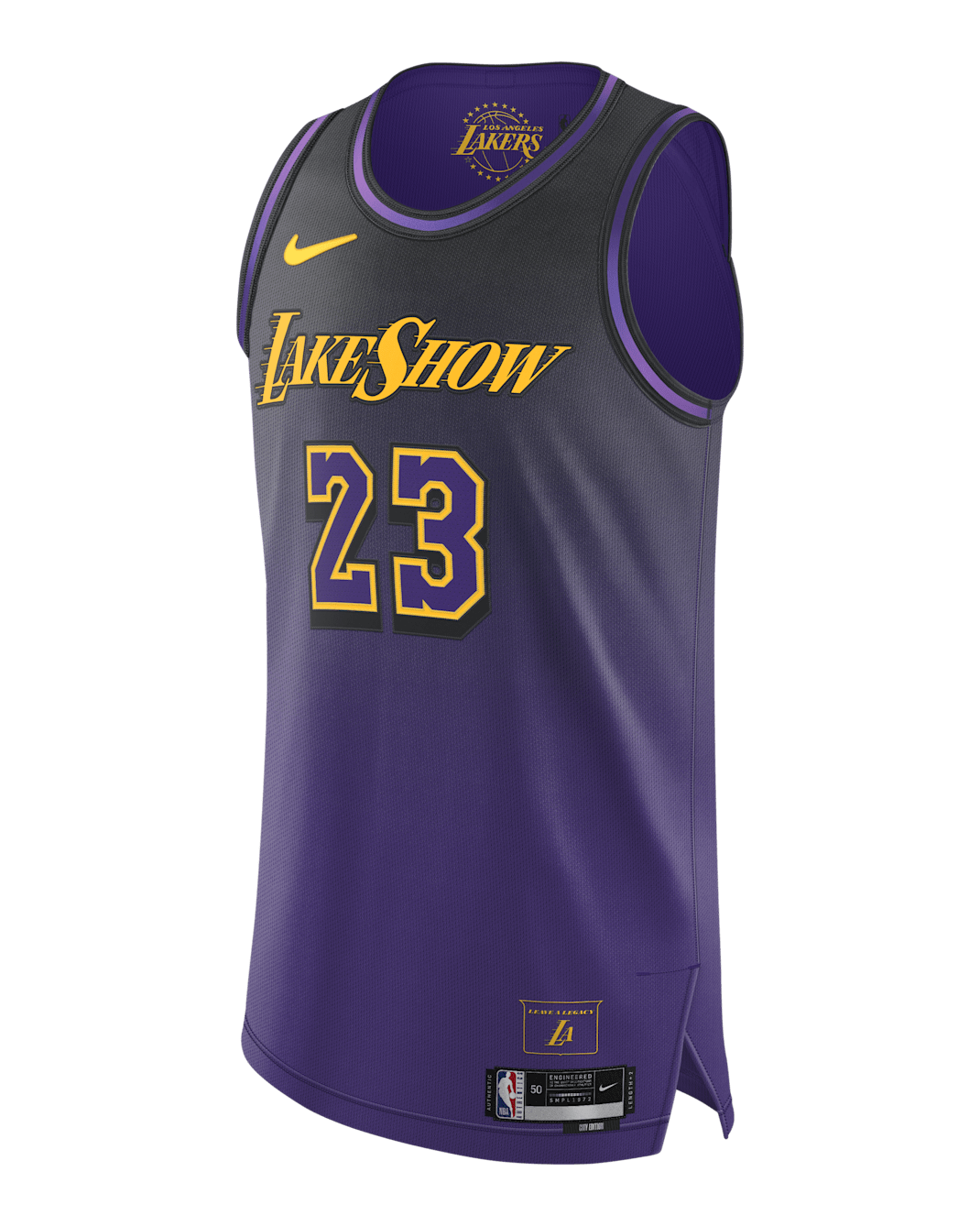 LeBron James Los Angeles Lakers 2024/25 City Edition Men's Nike Dri-FIT ADV NBA Authentic Jersey - Field Purple