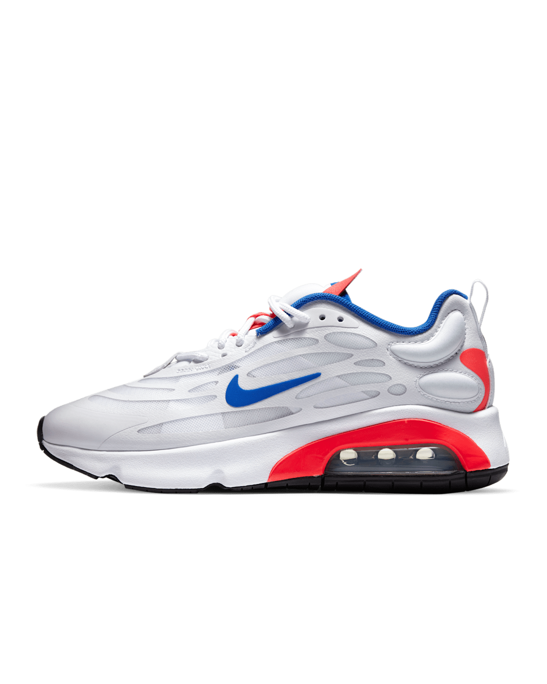 Nike Air Max Exosense Women's Shoe - White/Flash Crimson/Metallic Silver/Racer Blue