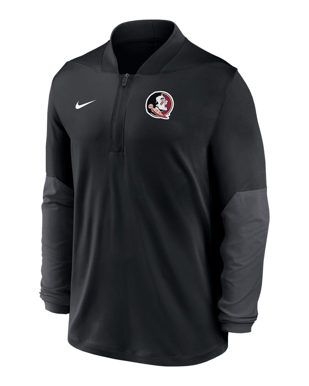 Florida State Men's Nike Dri-FIT College 1/2-Zip Top - Black