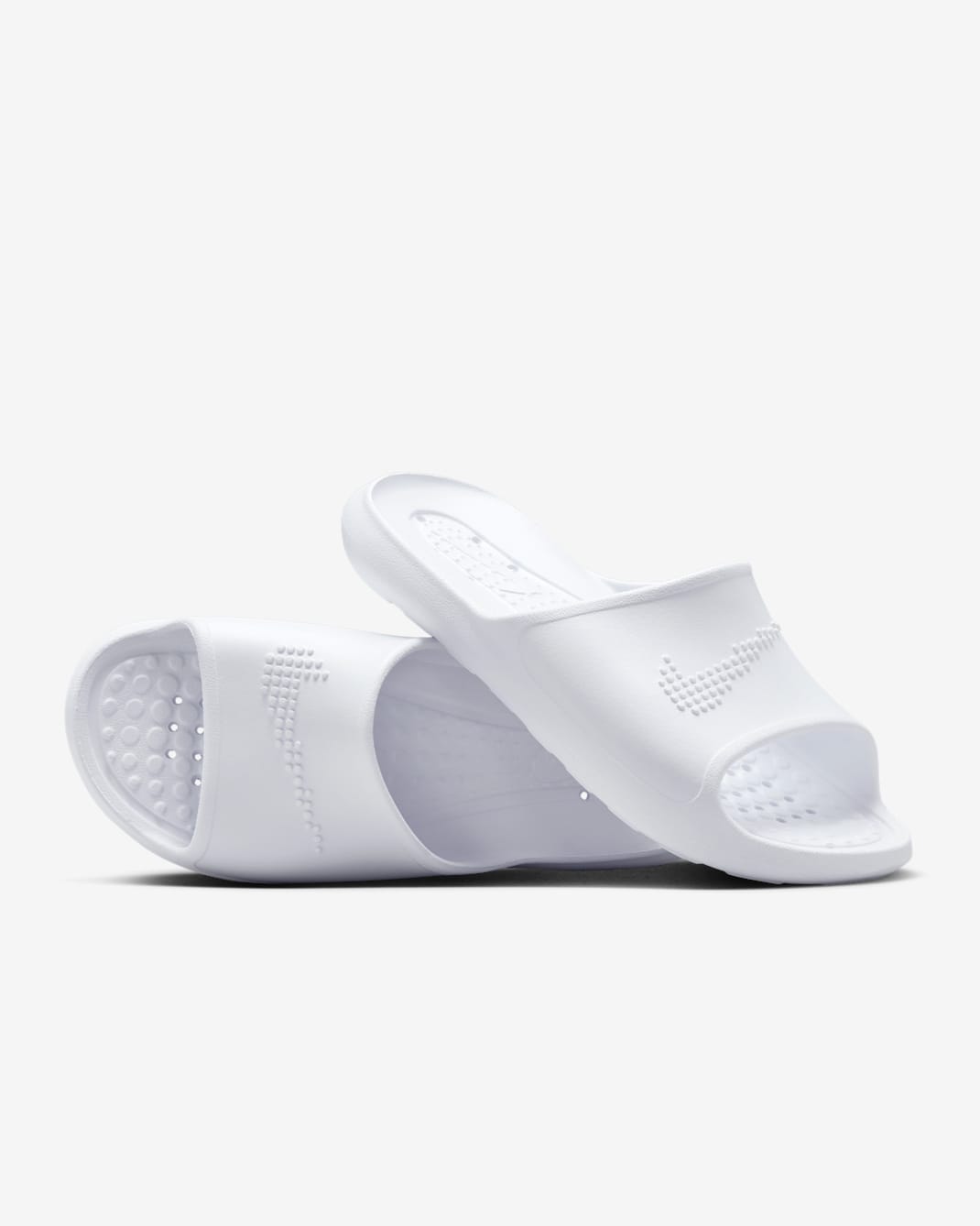 Nike Victori One Shower 女款拖鞋 - 白色/白色/白色