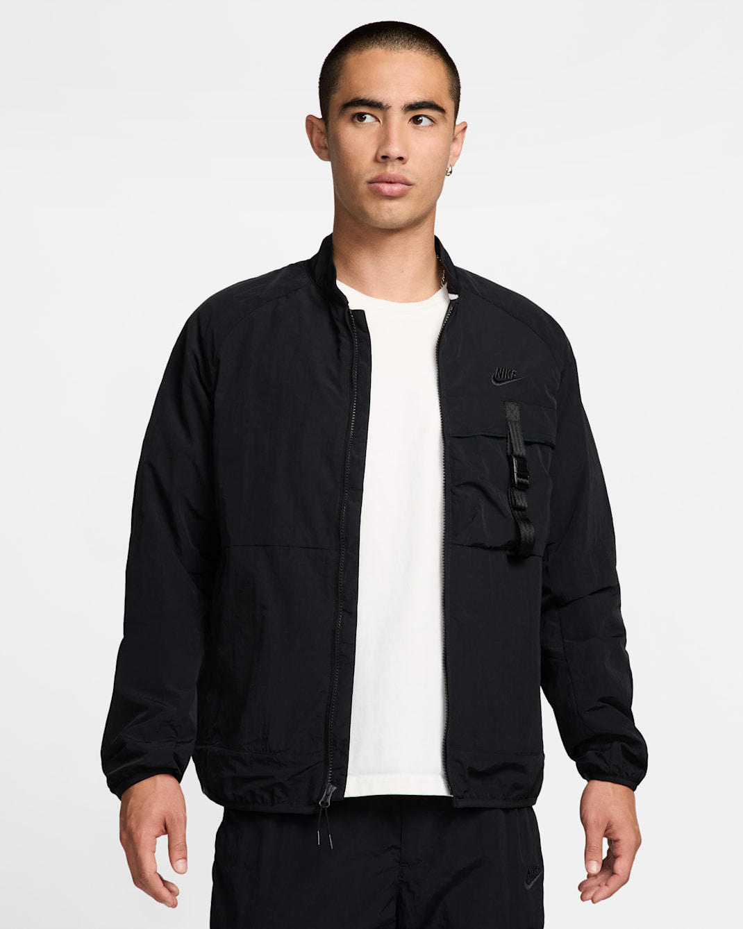 Nike Tech Men's Woven Jacket - Black/Black