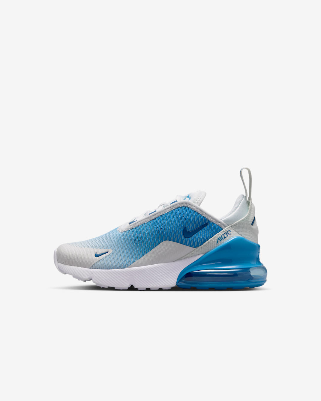 Nike Air Max 270 sko til små barn - Off White/Dutch Blue/Court Blue