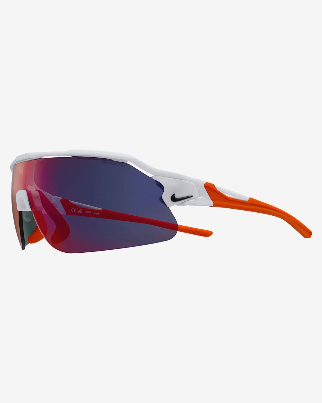 Lentes de sol con diseño avanzado Field Tint Nike Flyfree Shield - Blanco