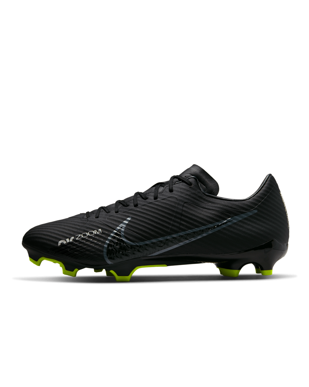 Nike Mercurial Vapor 15 Academy Multi-Ground Low-Top Football Boot - Black/Summit White/Volt/Dark Smoke Grey