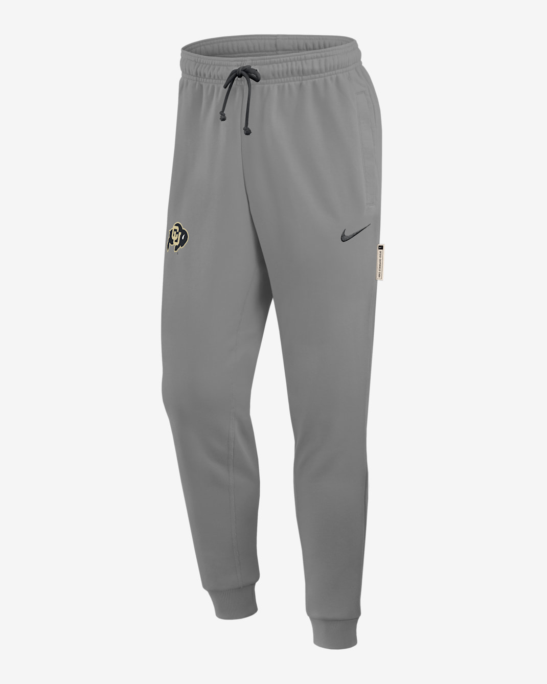 Colorado Buffaloes Nike NCAA Men's Basketball Fleece Pants - Dark Grey Heather/Black