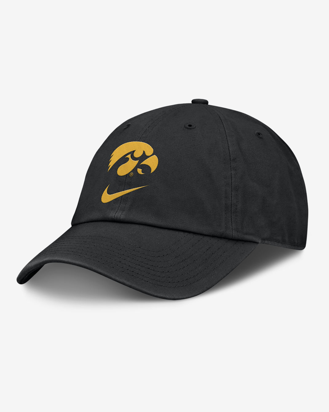 Iowa Primetime Club Men's Nike College Adjustable Hat - Black