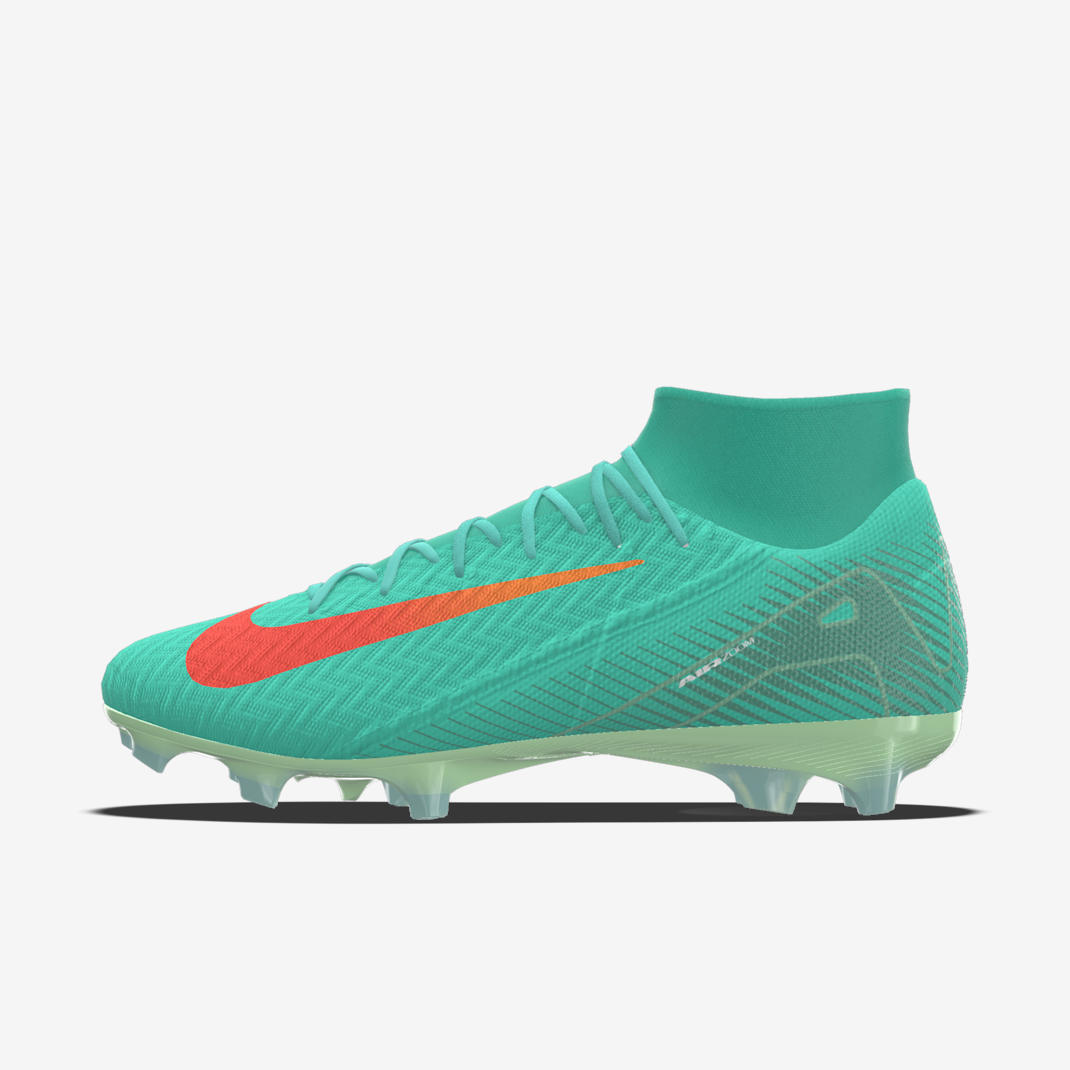 Specialdesignad fotbollssko för gräs Nike Mercurial Superfly 10 Academy By You med högt skaft - Flerfärgade/Flerfärgade