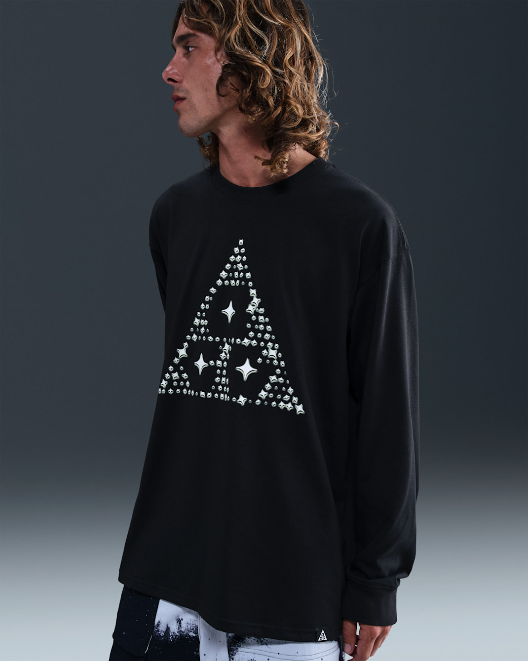 Playera para hombre Nike ACG - Negro