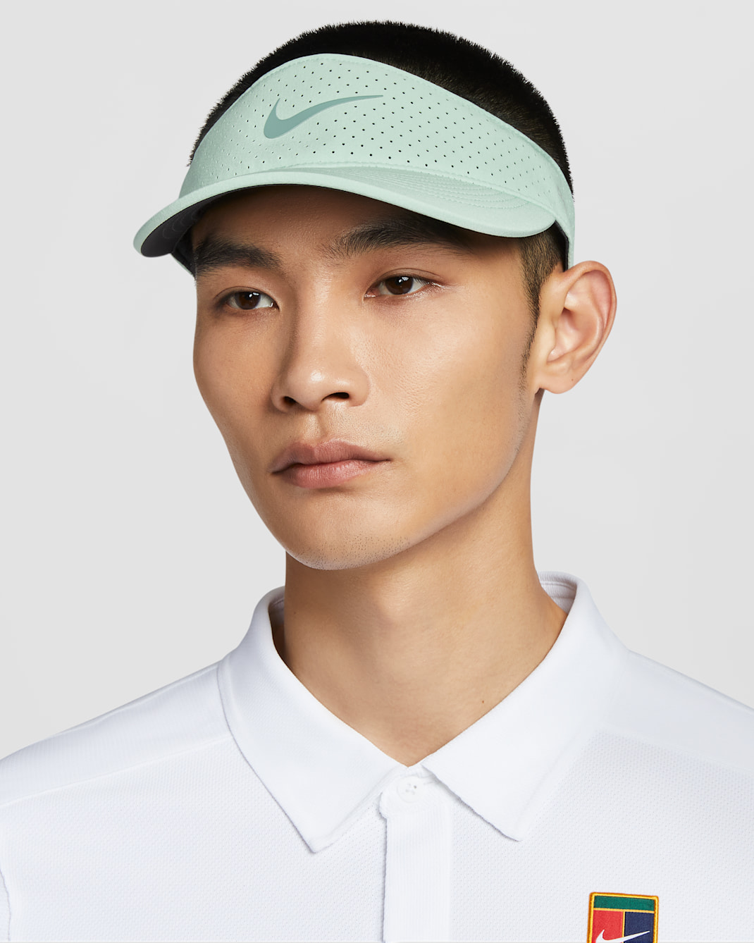 Nike Dri-FIT ADV Ace Tennis Visor - Mint Foam/Anthracite/Cannon