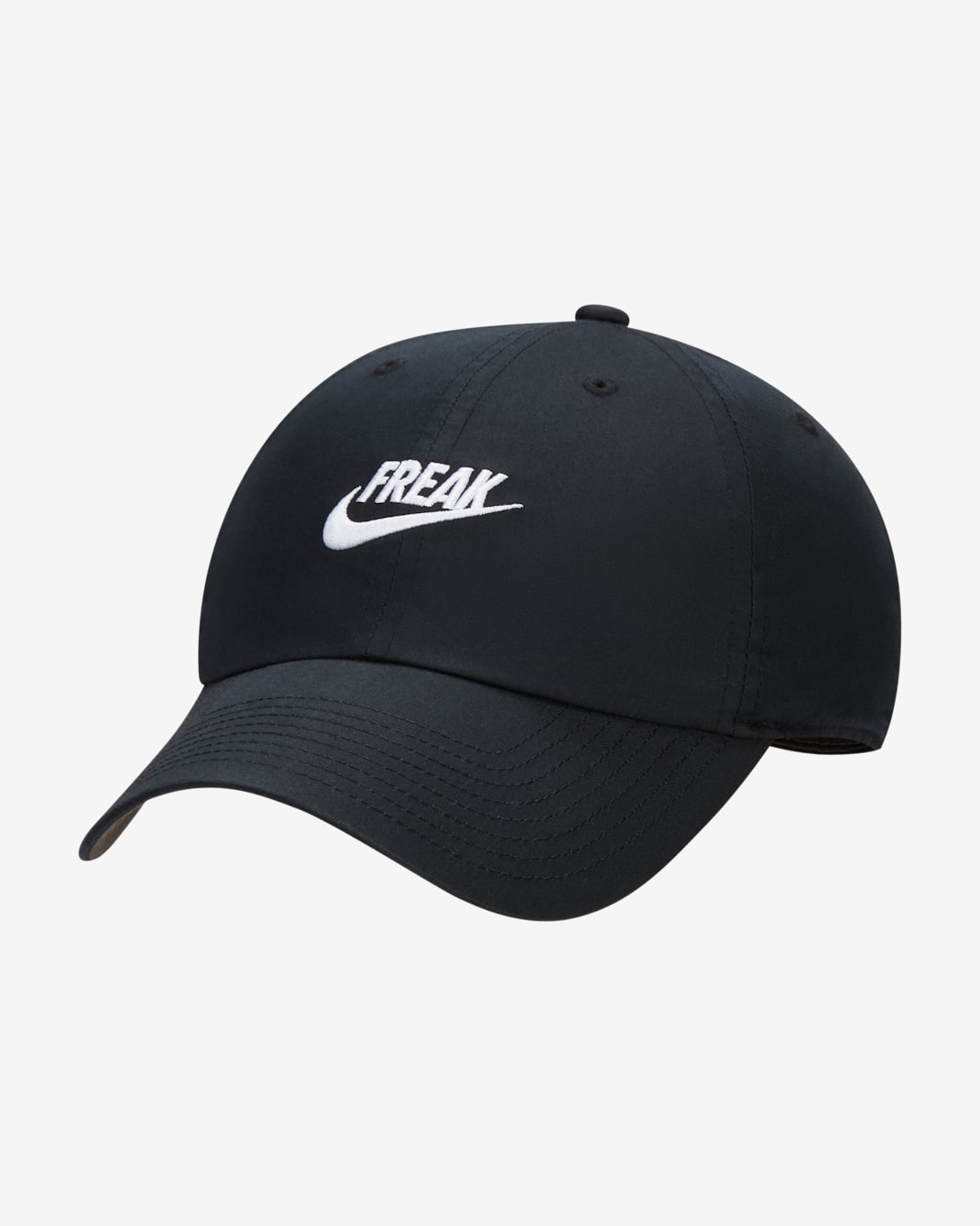 Giannis Antetokounmpo Nike Dri-FIT Club Unstructured 'Freak' Cap - Black/White