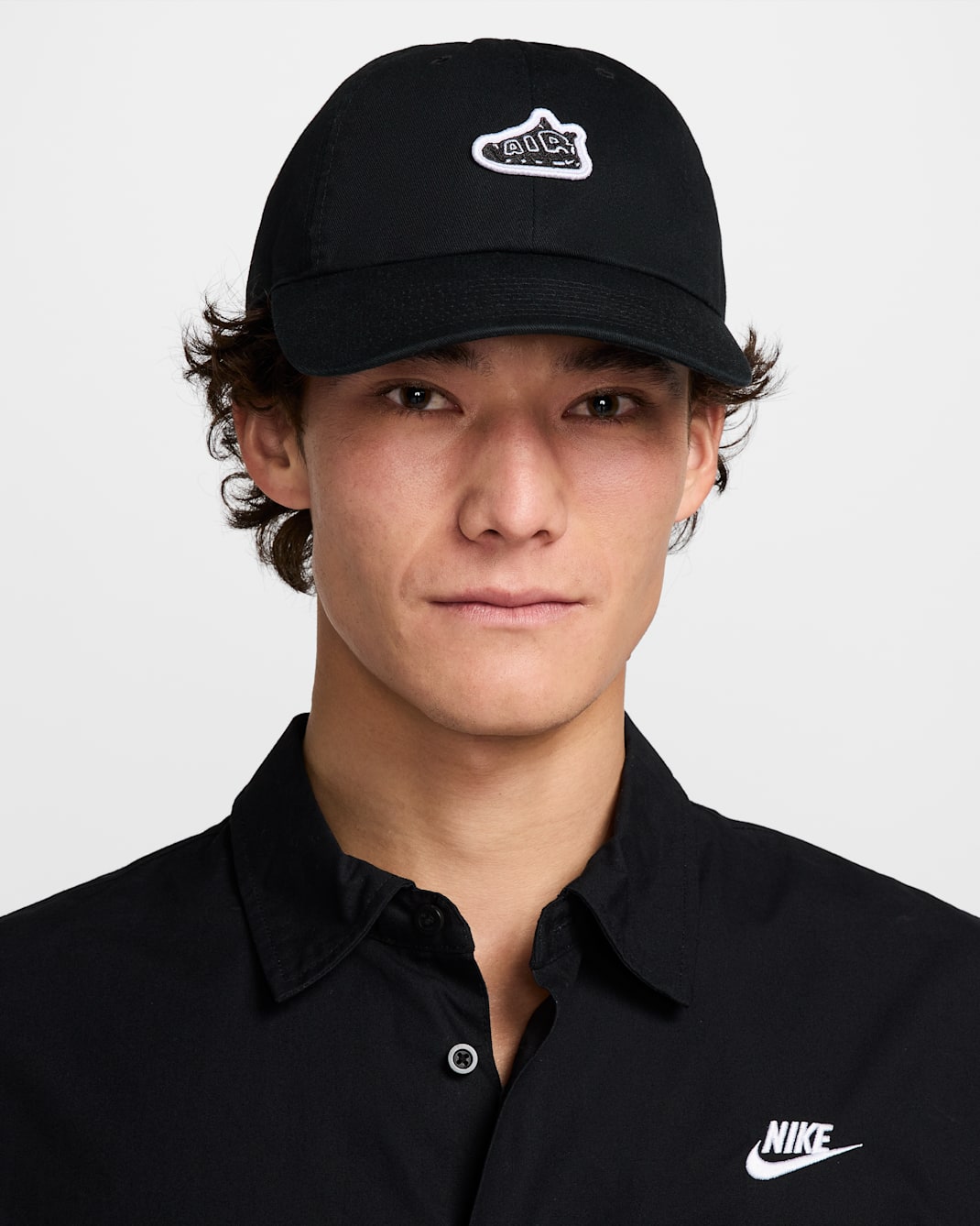 Nike Club Unstructured Patch Cap - Black