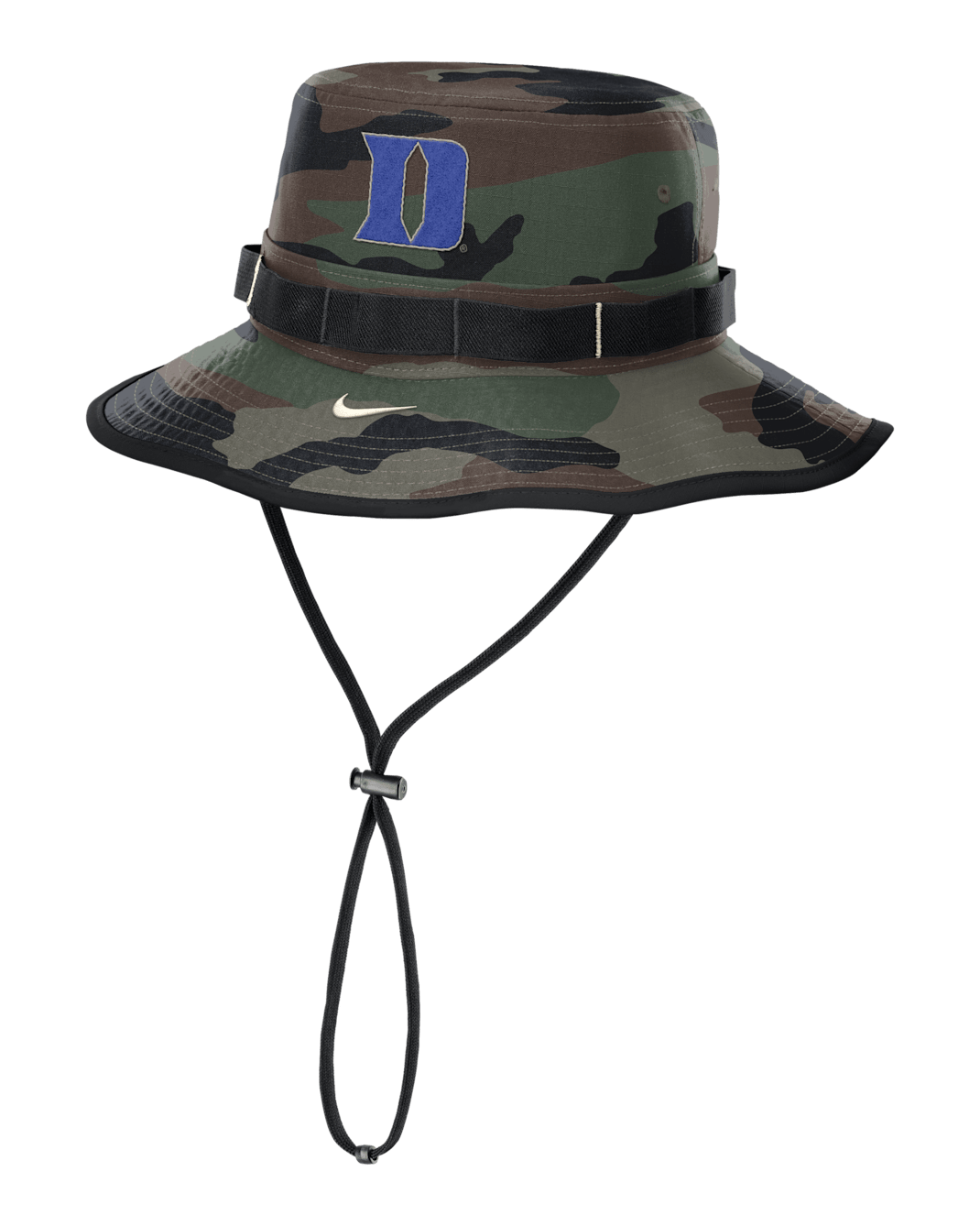 Duke 2025 Military Appreciation Boonie Men's Nike Dri-FIT College Bucket Hat - Olive
