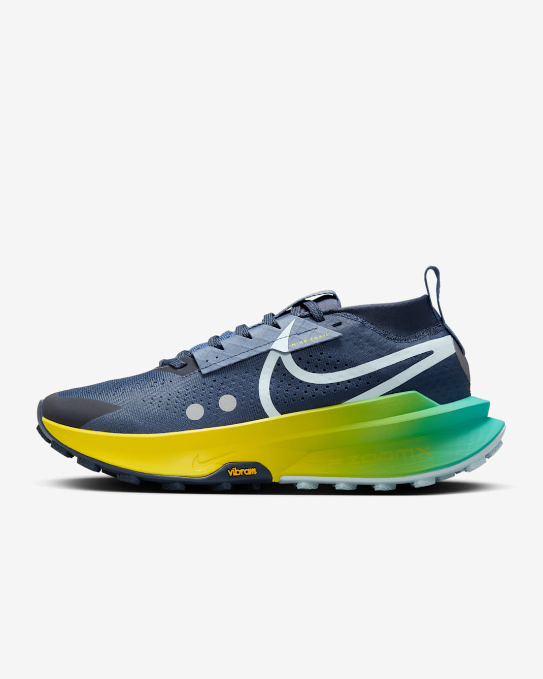 Chaussure de trail Nike Zegama 2 pour femme - Thunder Blue/Diffused Blue/Opti Yellow/Glacier Blue