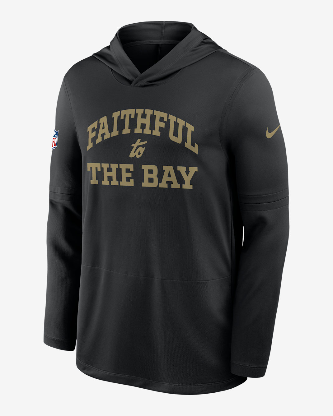 San Francisco 49ers Rivalries Collection Sideline Men's Nike Dri-FIT NFL Long-Sleeve Hooded Top - Black