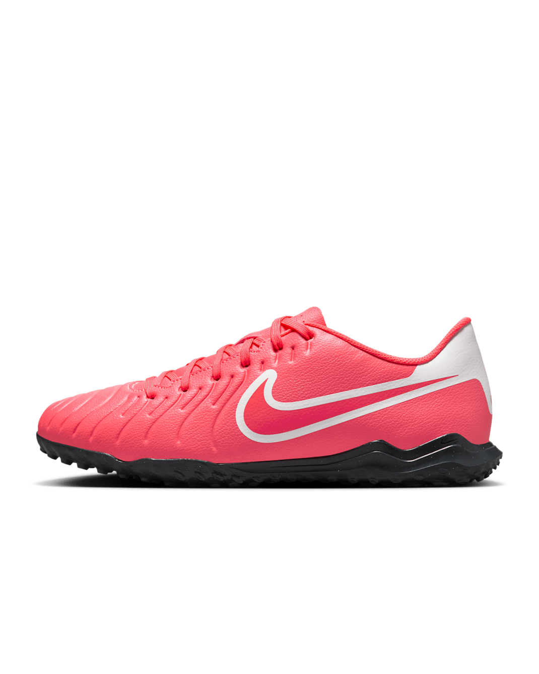 Nike Tiempo Legend 10 Club 人工短草草皮低筒足球鞋 - Hot Lava/白色